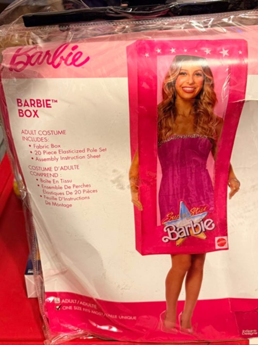 Barbie Box adult halloween costume